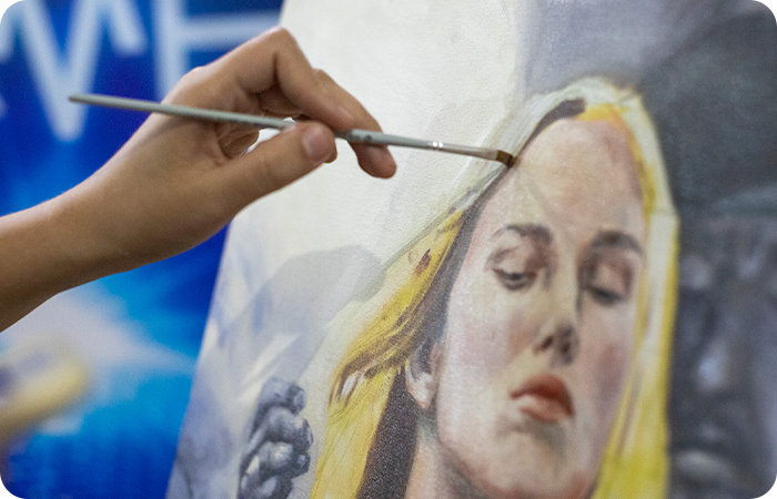 Capa Pintura em Tela